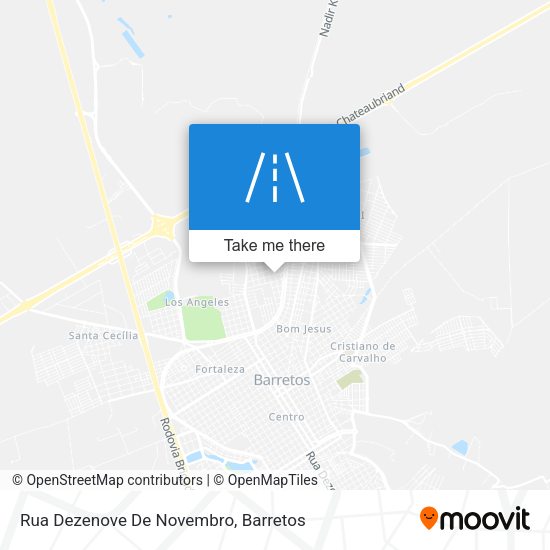 Rua Dezenove De Novembro map