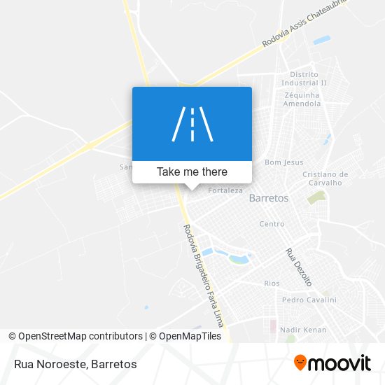 Rua Noroeste map