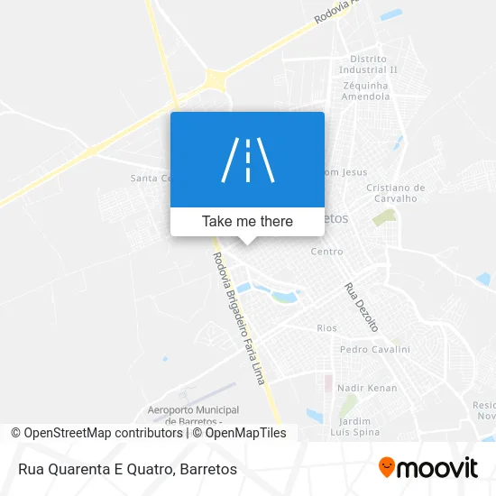 Rua Quarenta E Quatro map
