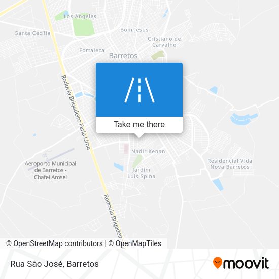Rua São José map