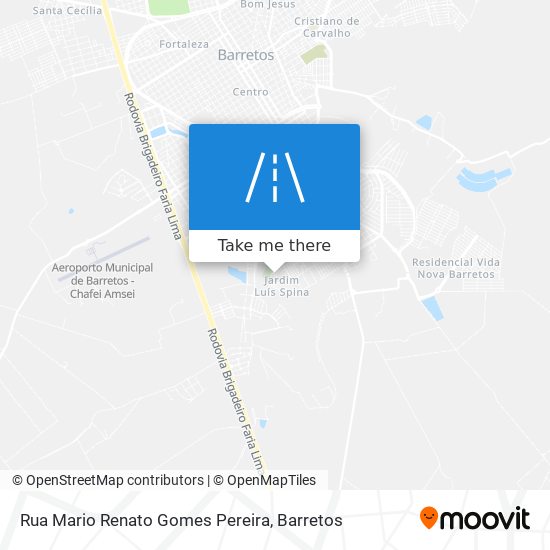 Rua Mario Renato Gomes Pereira map