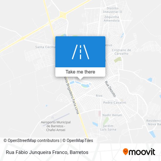 Rua Fábio Junqueira Franco map