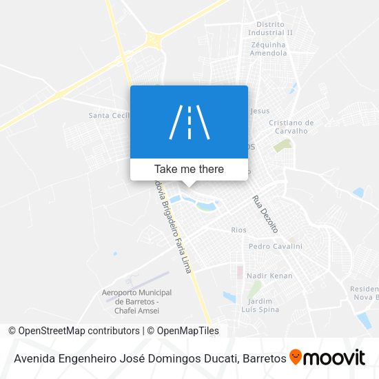 Avenida Engenheiro José Domingos Ducati map