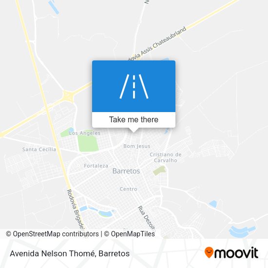 Avenida Nelson Thomé map