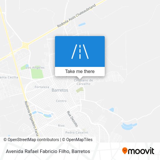 Avenida Rafael Fabricio Filho map
