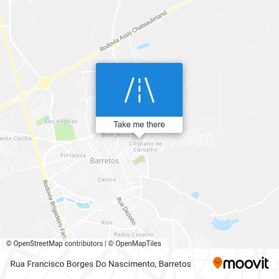 Rua Francisco Borges Do Nascimento map