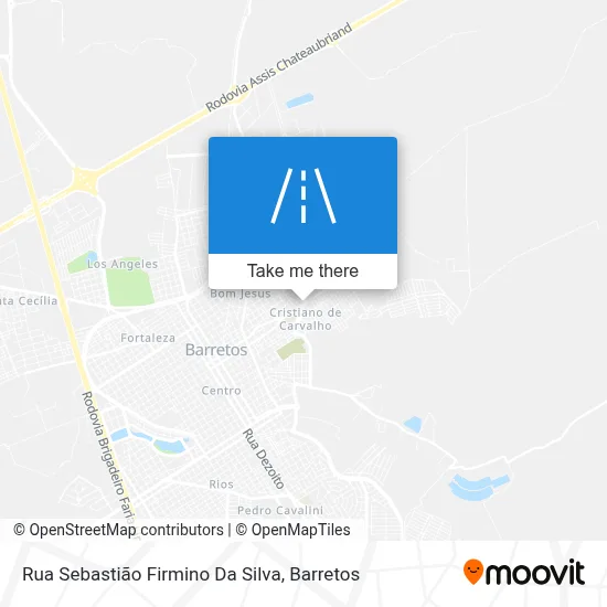 Rua Sebastião Firmino Da Silva map