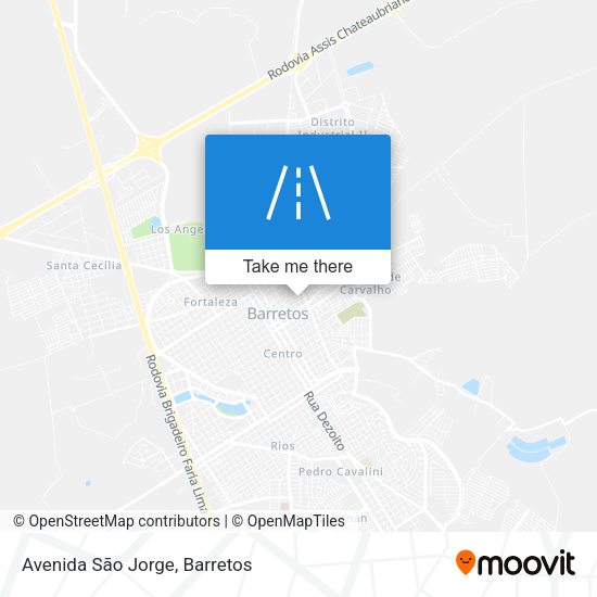 Avenida São Jorge map