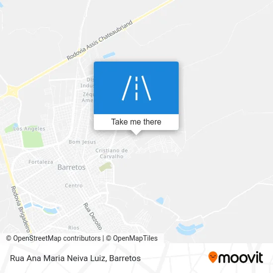 Rua Ana Maria Neiva Luiz map