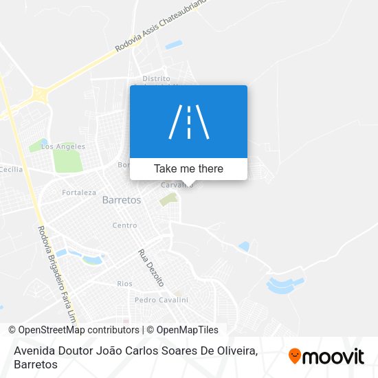 Avenida Doutor João Carlos Soares De Oliveira map