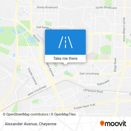 Mapa de Alexander Avenue