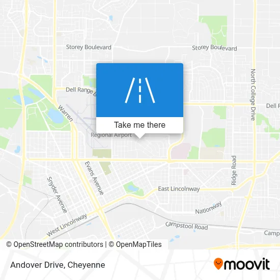 Andover Drive map