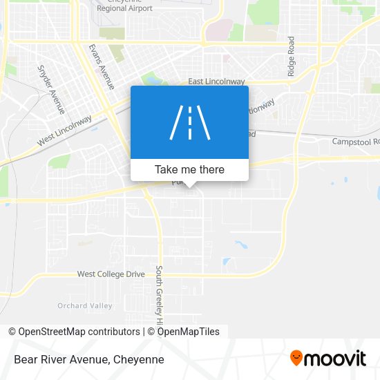 Mapa de Bear River Avenue
