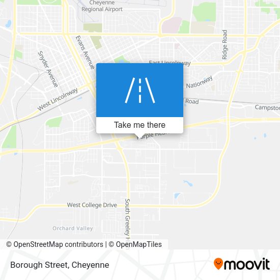 Mapa de Borough Street