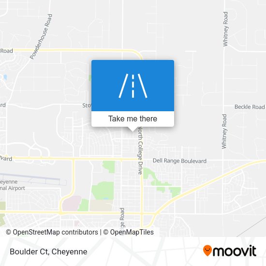 Mapa de Boulder Ct