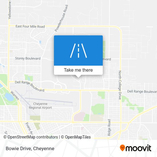 Bowie Drive map