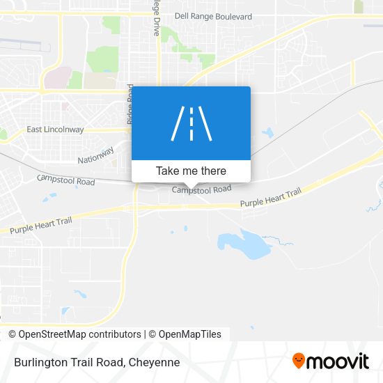 Burlington Trail Road map