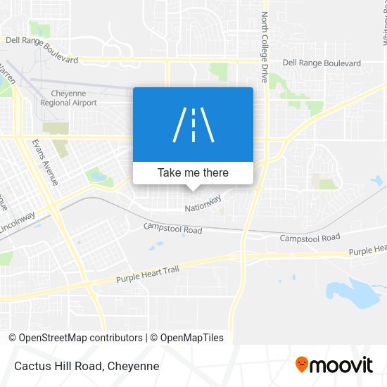 Mapa de Cactus Hill Road