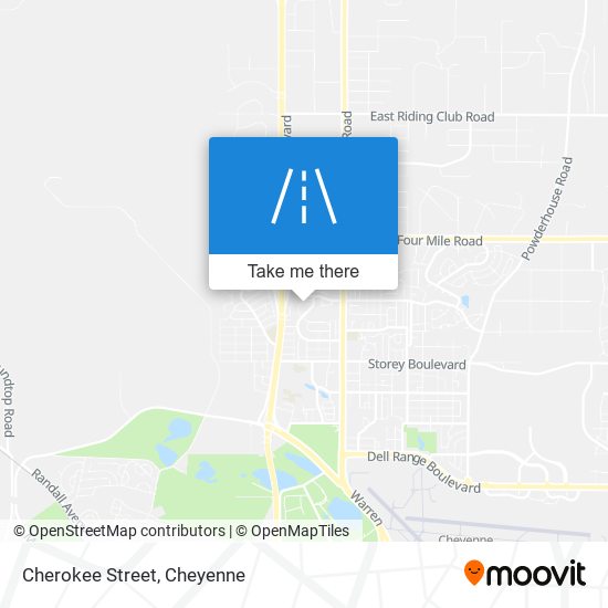 Cherokee Street map