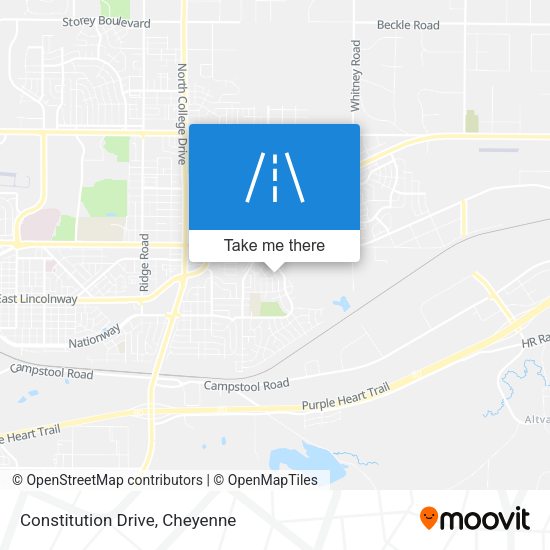 Constitution Drive map