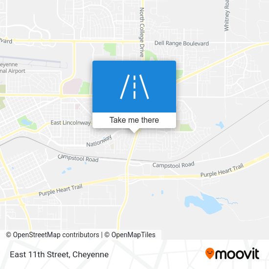 Mapa de East 11th Street