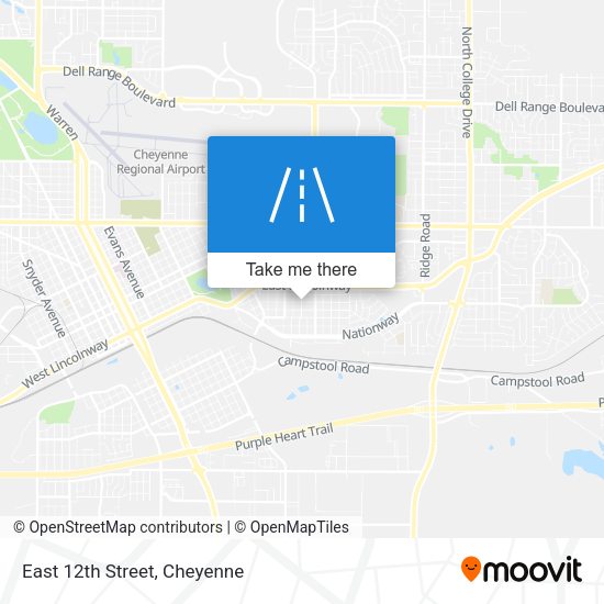 Mapa de East 12th Street