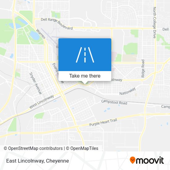 Mapa de East Lincolnway
