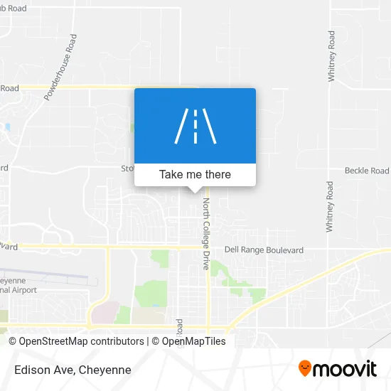 Edison Ave map