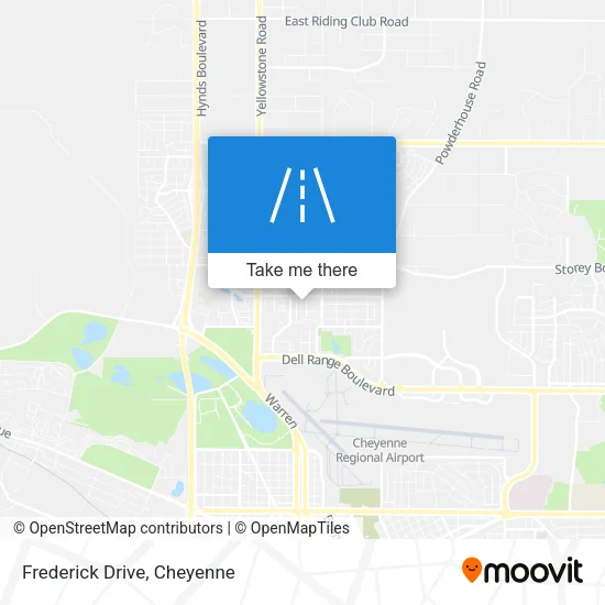 Mapa de Frederick Drive