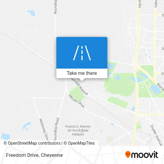 Freedom Drive map