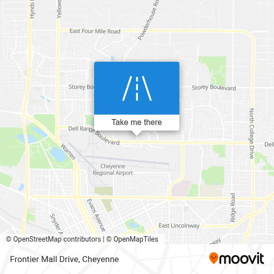 Frontier Mall Drive map