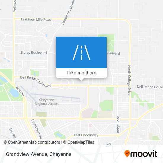 Mapa de Grandview Avenue