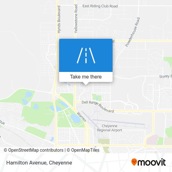 Mapa de Hamilton Avenue