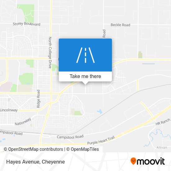 Mapa de Hayes Avenue