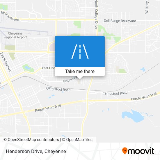Mapa de Henderson Drive