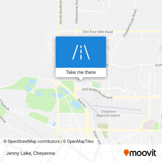 Mapa de Jenny Lake