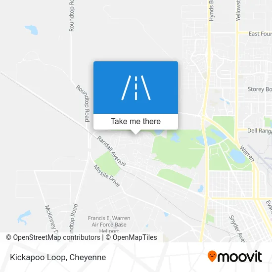 Kickapoo Loop map