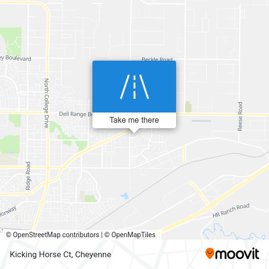 Mapa de Kicking Horse Ct