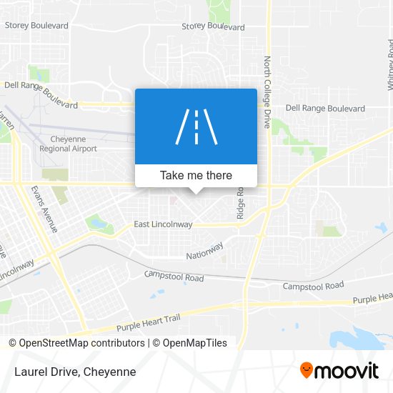 Mapa de Laurel Drive