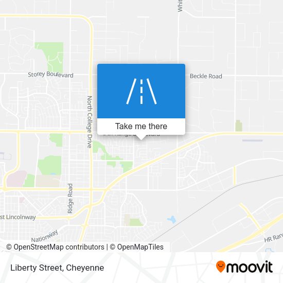 Liberty Street map