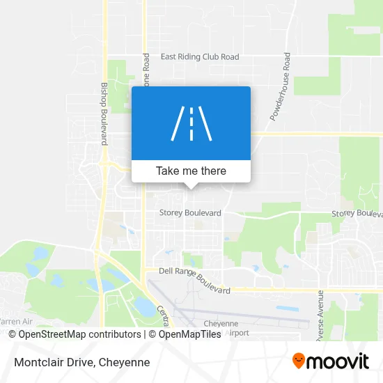 Montclair Drive map