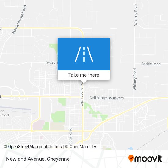 Mapa de Newland Avenue