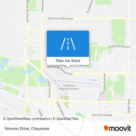 Nimmo Drive map