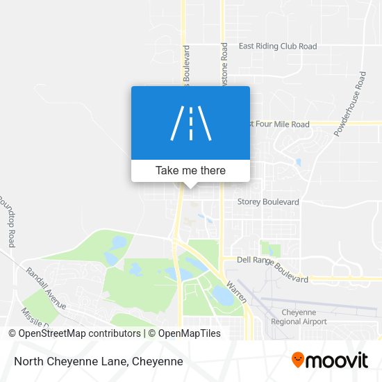 Mapa de North Cheyenne Lane