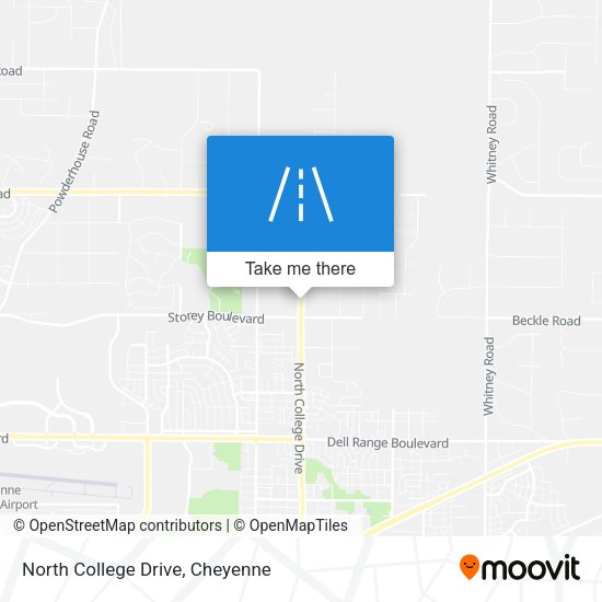 North College Drive map