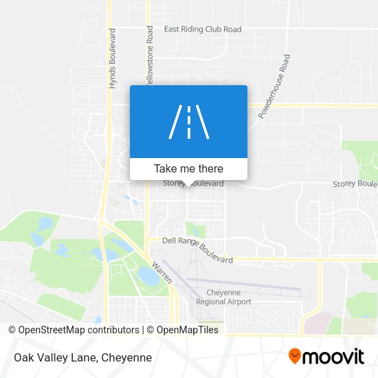 Mapa de Oak Valley Lane
