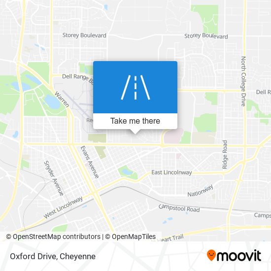 Mapa de Oxford Drive