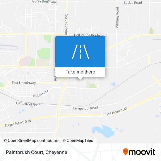 Paintbrush Court map