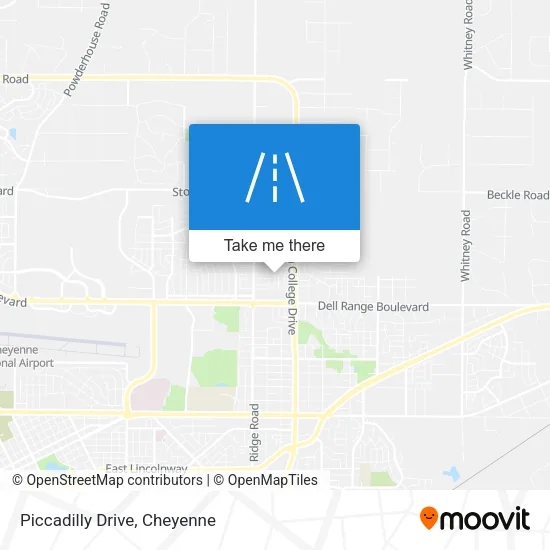 Mapa de Piccadilly Drive