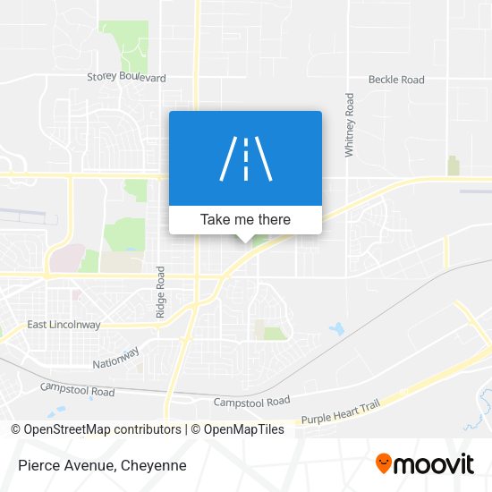 Mapa de Pierce Avenue